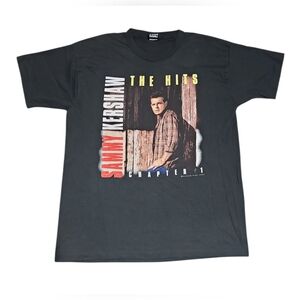 Vtg 1995 Sammy Kershaw The Hits Your Tattoo Tour Shirt Double-Sided AUTOGRAPHED